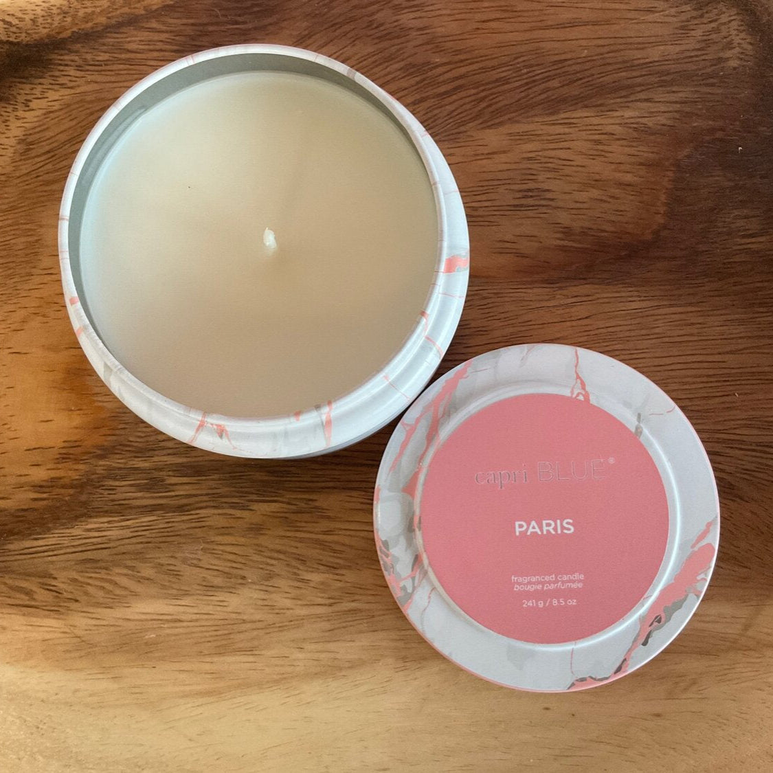 Capri Blue Paris Candle - Marble / Pink