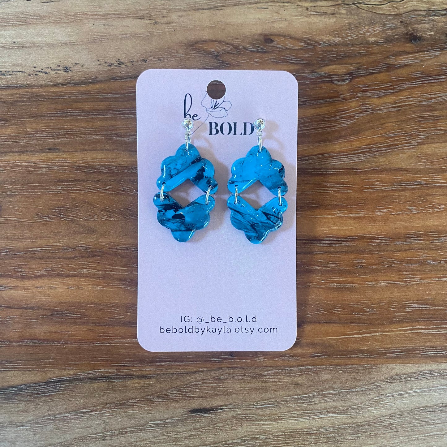Small Turquoise Dangle Earrings