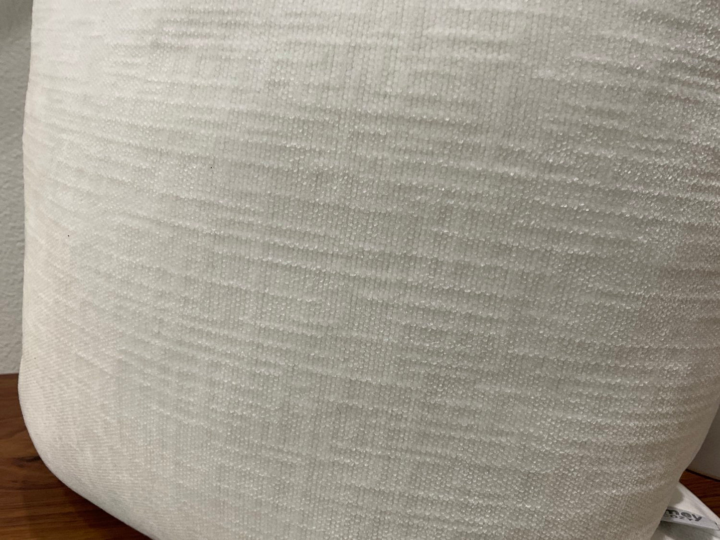 White Textured Pillow