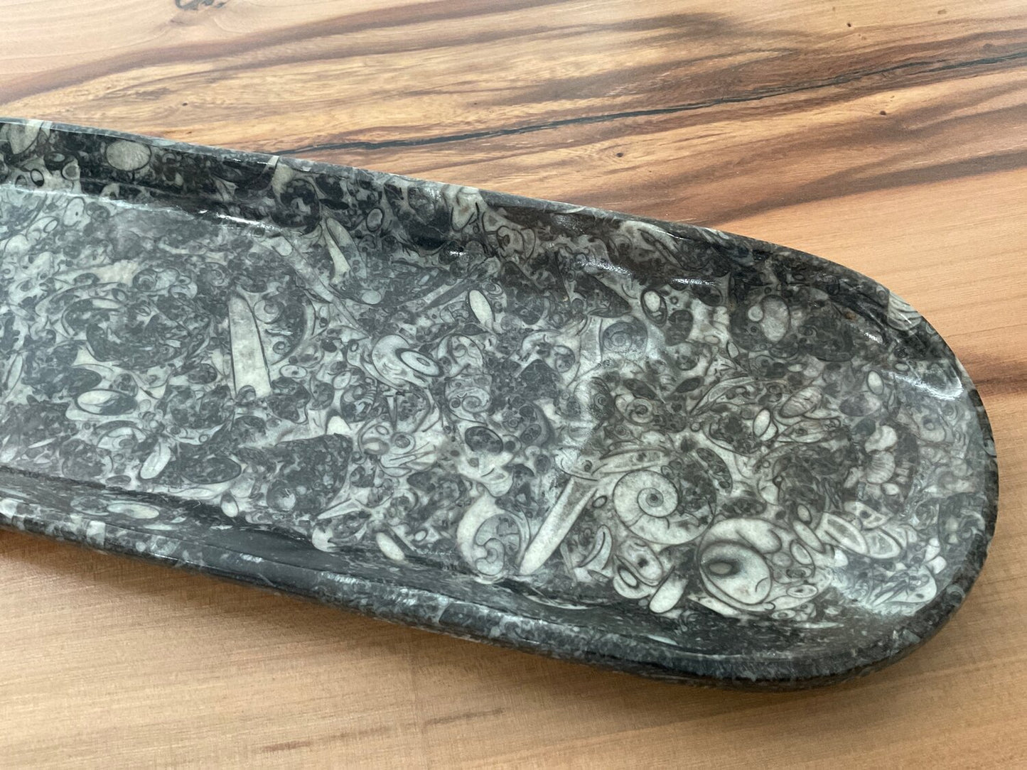 Oblong Fossil Stone Tray