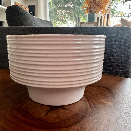 Bowl with Ribbed Sides