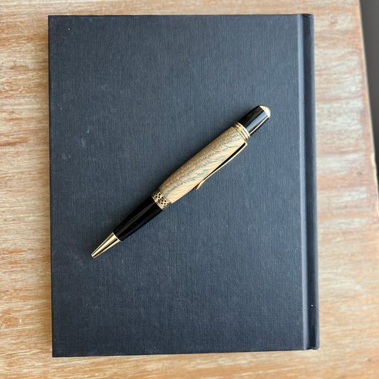 Dyed Maple Handmade pen