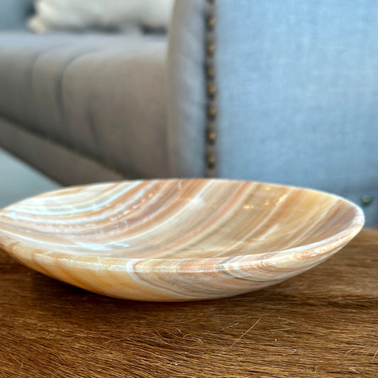Sunset Onyx Shallow Dish