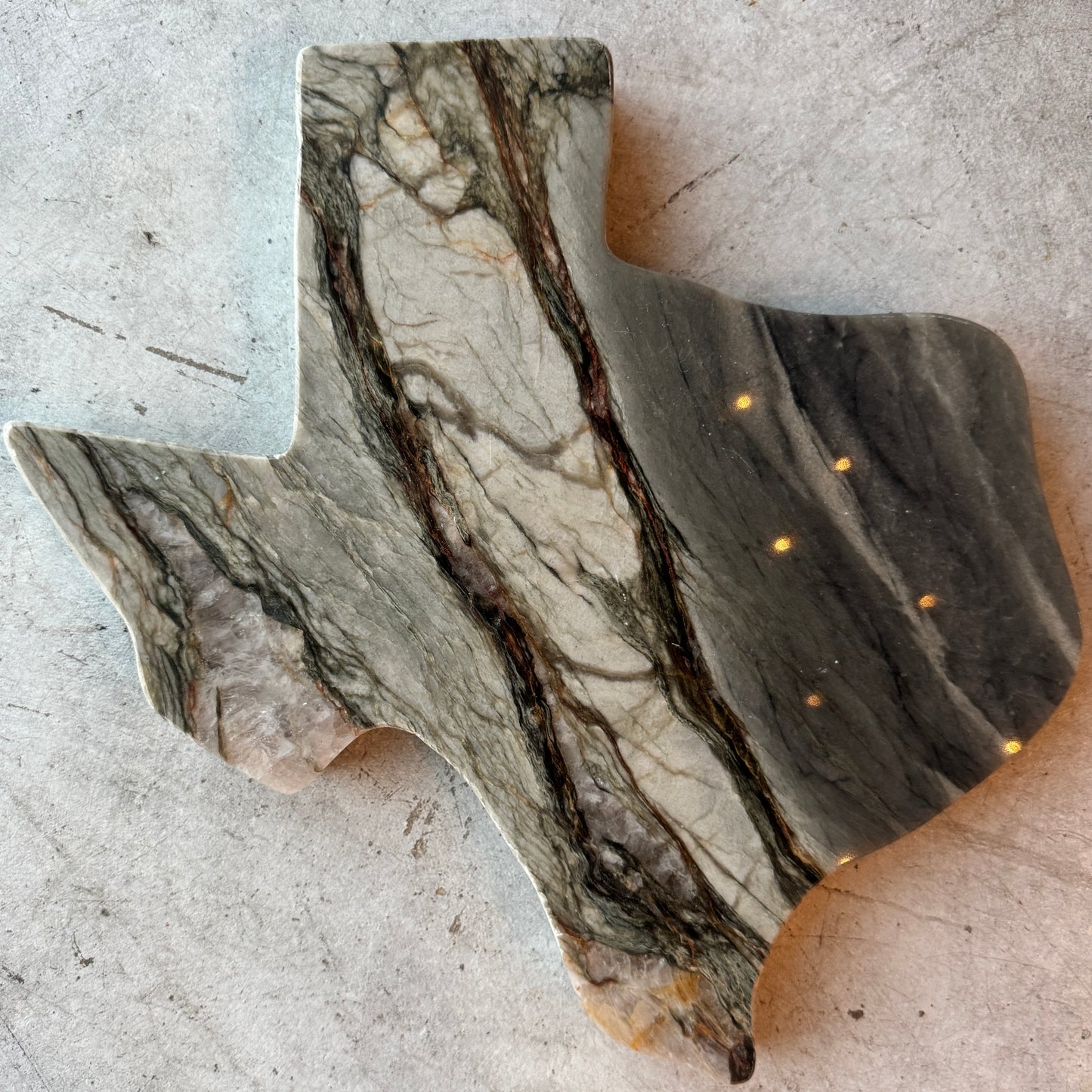 Texas Stone Serving Board- GREEN