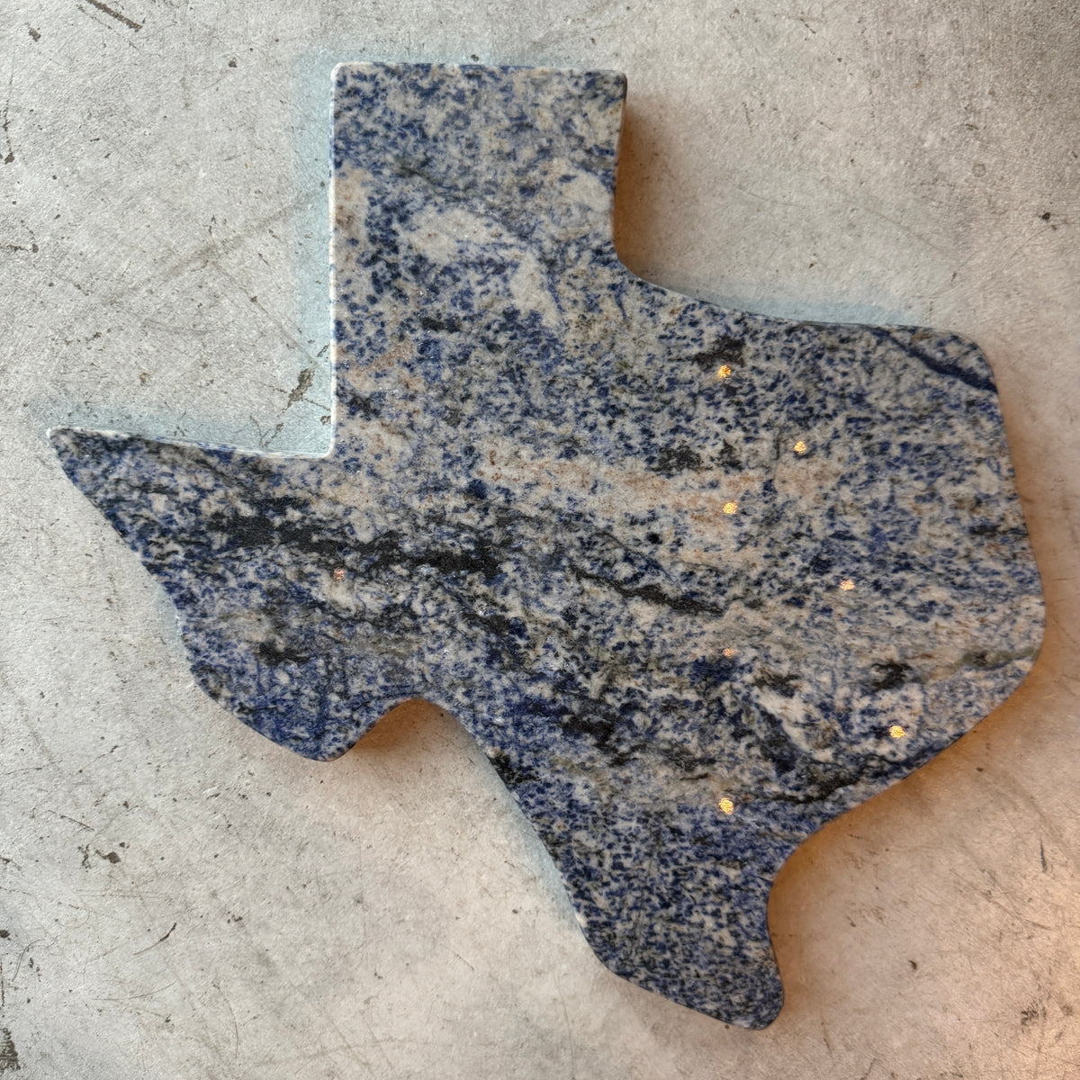 Texas Stone Serving Board- BLUE