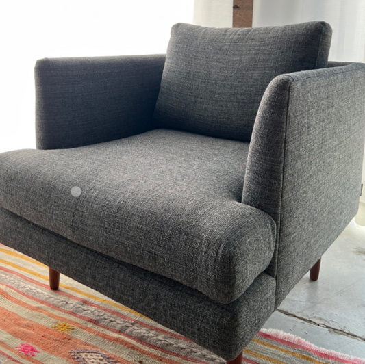 Modern Gray Accent Chair